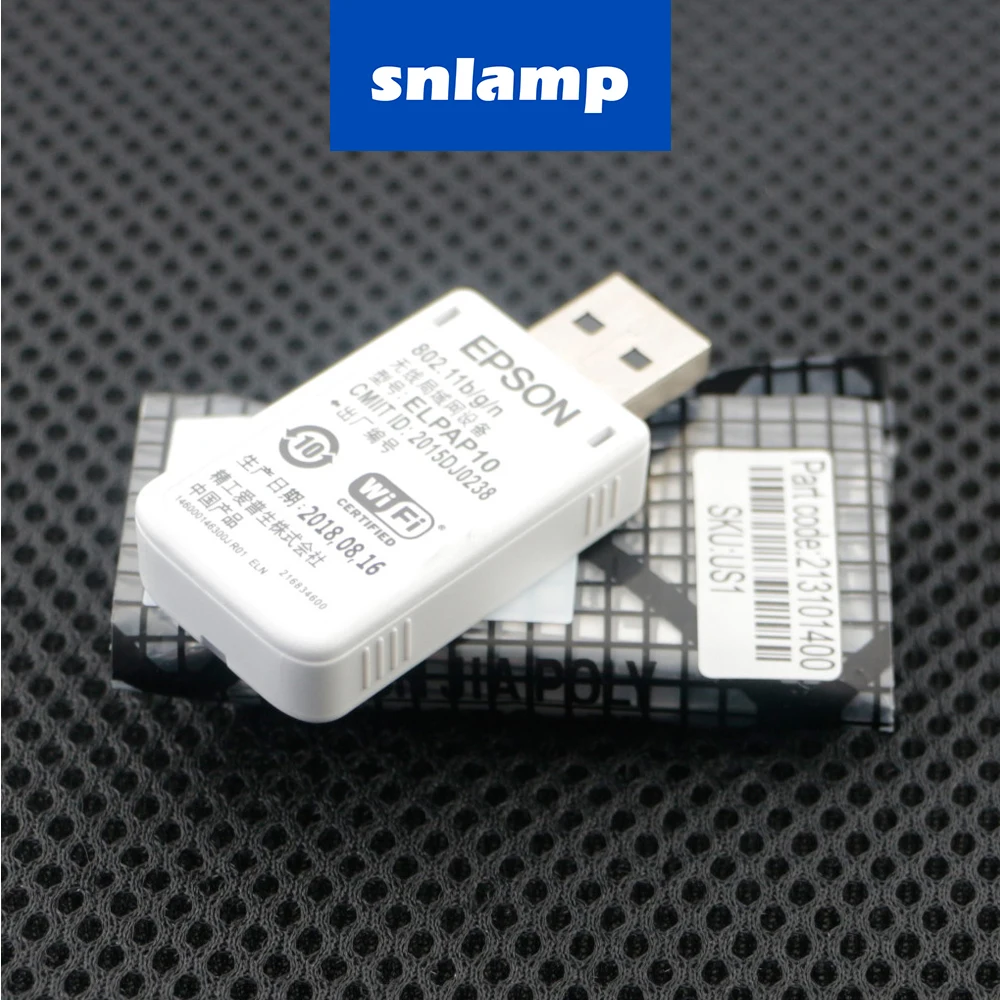 

Projector Adapter ELPAP10 wireless module for EB-X41 EB-S41 EB-X05 EB-585W EB-2155 3LCD Projectors Wireless USB Card