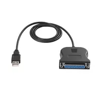 Cable de puerto paralelo USB 2,0 a DB25 de 25 pines, adaptador de impresora paralelo IEEE 1284, 1Mbps, 25 pines, nuevo, venta al por mayor
