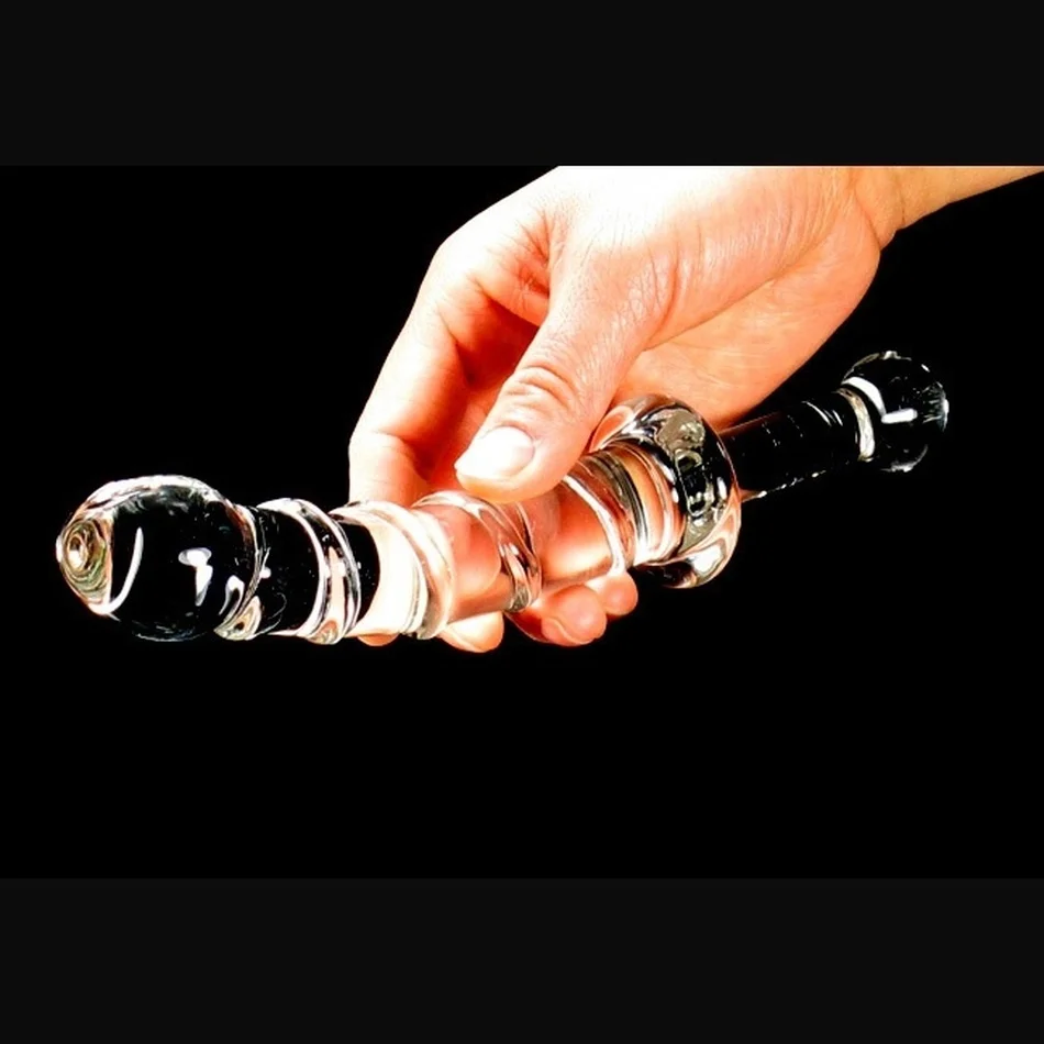 

Sexy Masturbator Crystal Glass Dildos Men Adult Products Female Beads Plug Toys for Women