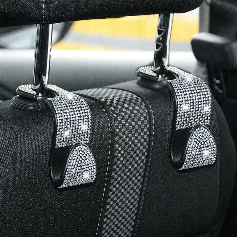Trunk Headrest Hook Vehicle Hanger Back Seat Holder for Bag Purse Cloth Grocery XBRN 8-Pack Car Hooks 