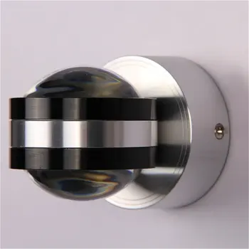 

New 2W RGB LED Wall Light High Power Day White Up Down Wall Lamp Spot Light Round Lighting