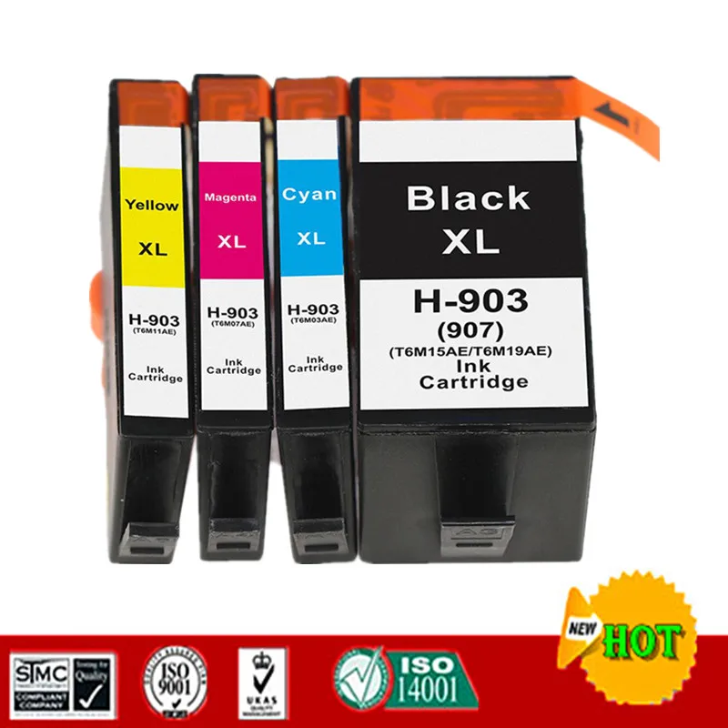 Cartuccia Di Inchiostro Di Ricambio Per Hp903 Hp903Xl Vestito Per Hp Officejet Pro 6950 6960 6970 All-In-One Printer Ecc.