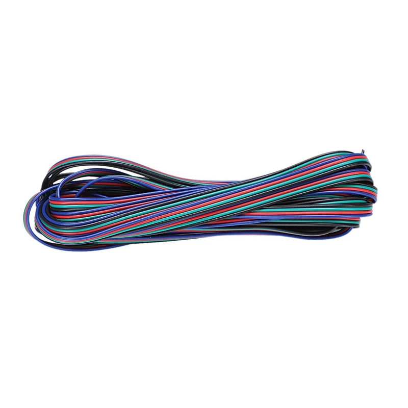 5 м 4 контактный RGB светодиодный Удлинительный провод для 3528 5050 Светодиодная лента