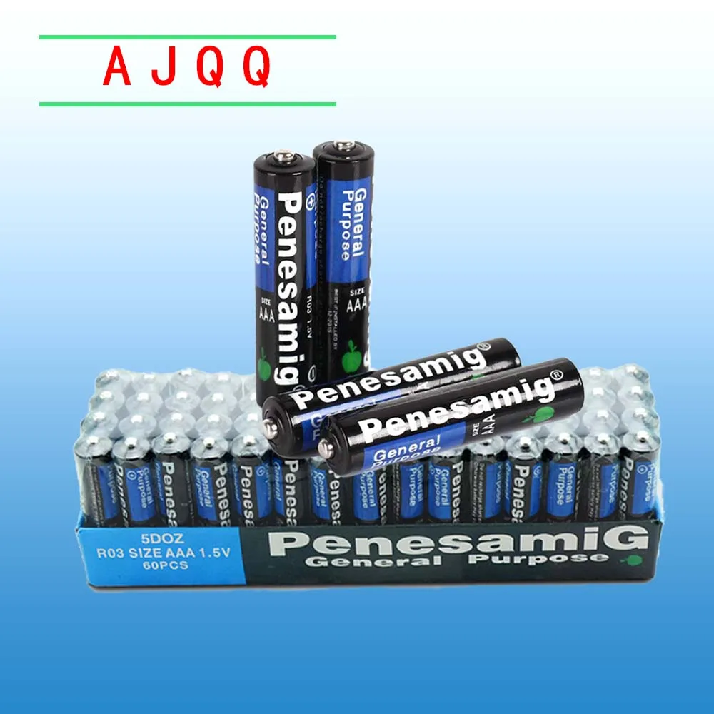 60Pcs-3A-Carbon-dry-AAA-1-5v-Battery-R03-R3C-Batteries-For-Camera ...