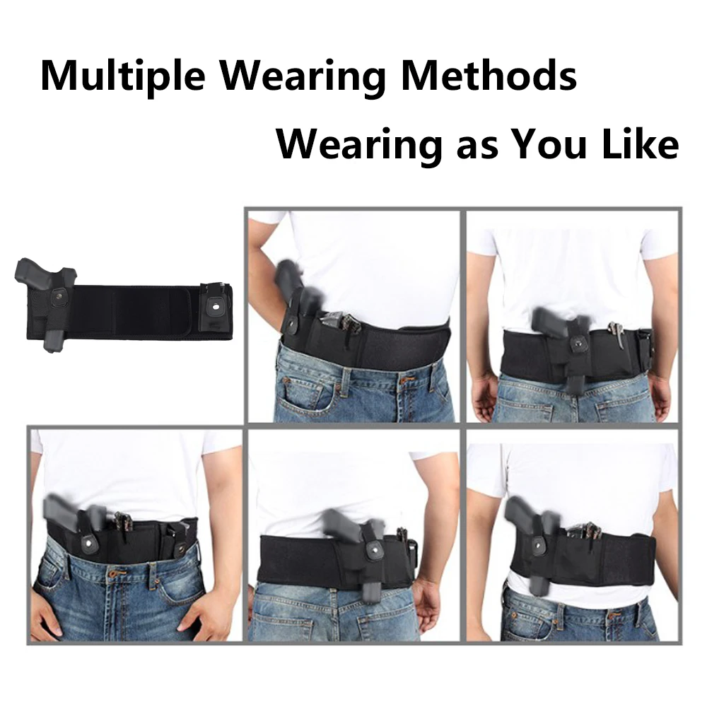 Bolsa da Cintura Tático Barriga Banda Coldre Escondido Carry Pistola Bolsa Arma Revista Handgun Carrier 3 Cheap Coldres