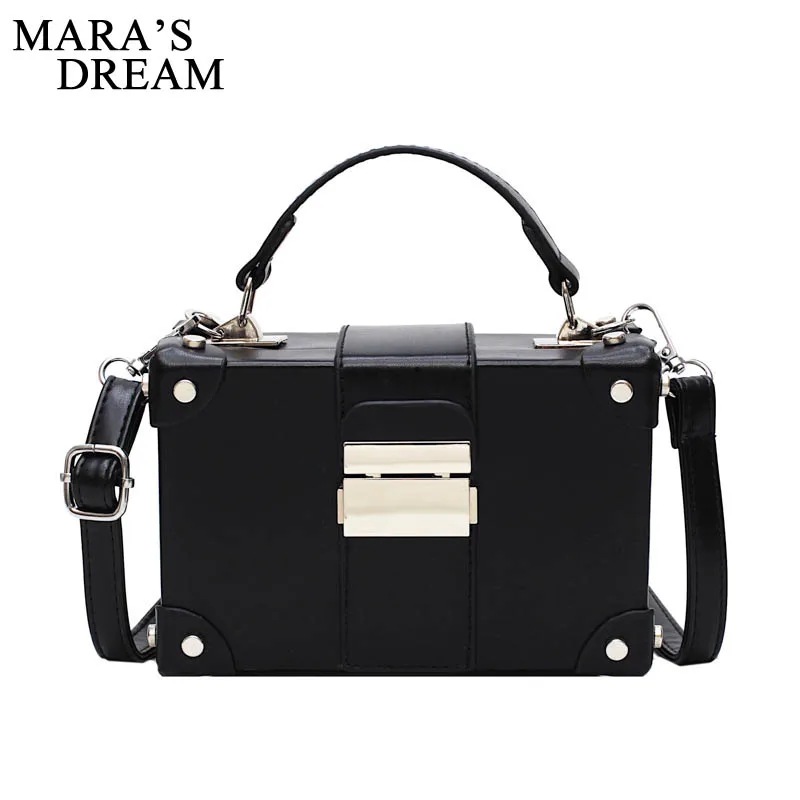 

Mara's Dream 2019 New Solid Color Small Bag Female Autumn New Mobile Box Bag Casual Wild Single Shoulder Slung Small Square Bag