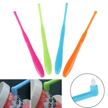 1 шт. Ортодонтическая зубная щетка маленькая головка мягкая коррекция волос зубные брекеты чистая зубная щетка для ухода за полостью рта инструменты