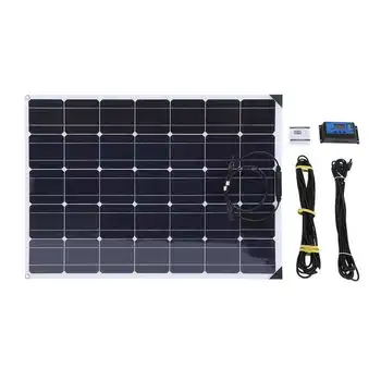 

150W Flexible Solar Panel + 20A Solar Controller + 10M Extension Cable for Motorhome Boat for car batteries car boat ship