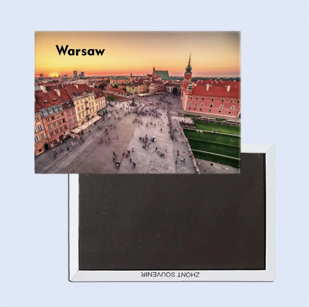 Warsaw, Poland туристический сувенир магнитный холодильник магнит украшение дома специальный подарок для друга
