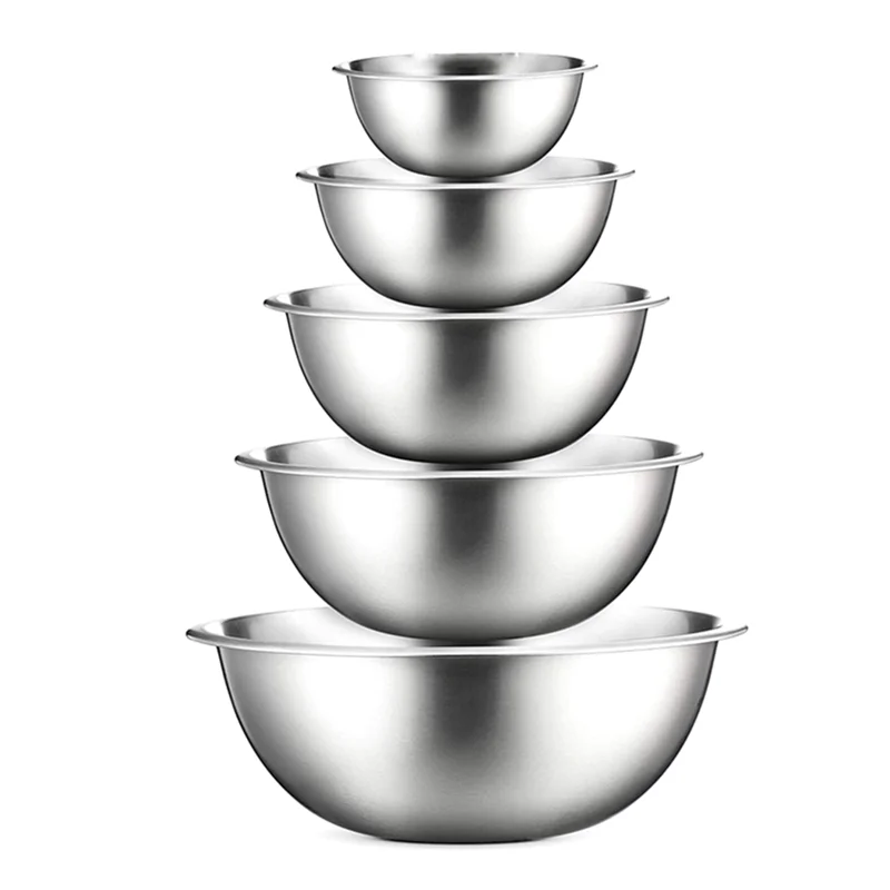 Stainless Steel Deep Mixing Bowl Kitchen Salad Cooking Bowls Baking Accessories Stainless Steel Deep Mixing Bowl Kitchen Salad Cooking Bowls Baking Accessories