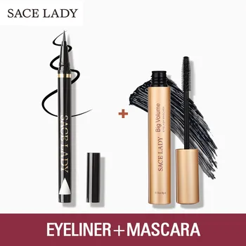 

SACE LADY Lengthening Mascara Long Lasting Eyeliner Pencil Kit Waterproof Eye Makeup Set Black Eye Make Up Cosmetic Wholesale