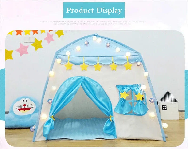 Детская палатка, игровая домашняя палатка для кемпинга, принцесса, секретный замок, домашняя, уличная игрушка для девочек и мальчиков, портативный складной кукольный домик для детей