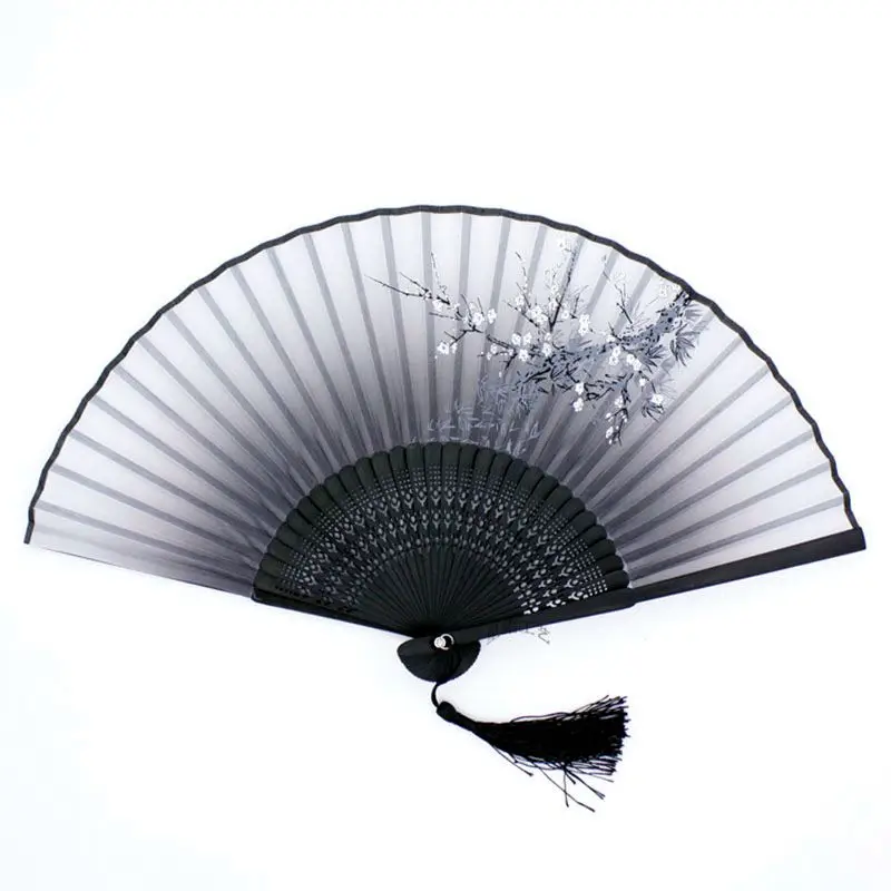 New-Fan Butterflies Lily Flowers Pattern Wedding Gift