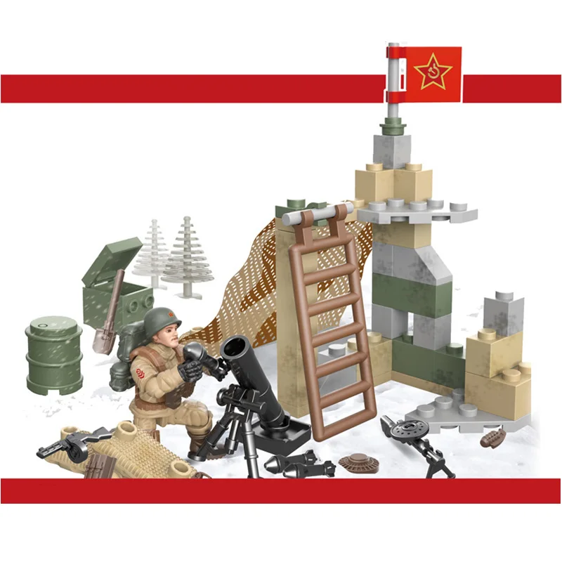 Строительные блоки: военное оружие пистолеты спецназ MOC модель игрушки для детей