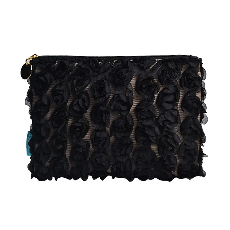 

Japan Cosmetic Bag Travel Wash Bag Overnight Bag Clutch Silica Gel Aviation Portable Dark Flourish Waterproof Mini Bag