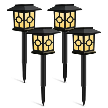 

Botique-4 Pack Solar Pathway Lights Outdoor Garden Lights Landscape Lights,Solar Lights for Yard/Patio/Walkway/Lawn