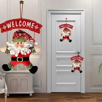 

Christmas Door Hanging Decor Santa Claus Ornament Christmas Decoration For Living Room Noel Natal 2020 Christmas Gift New Year