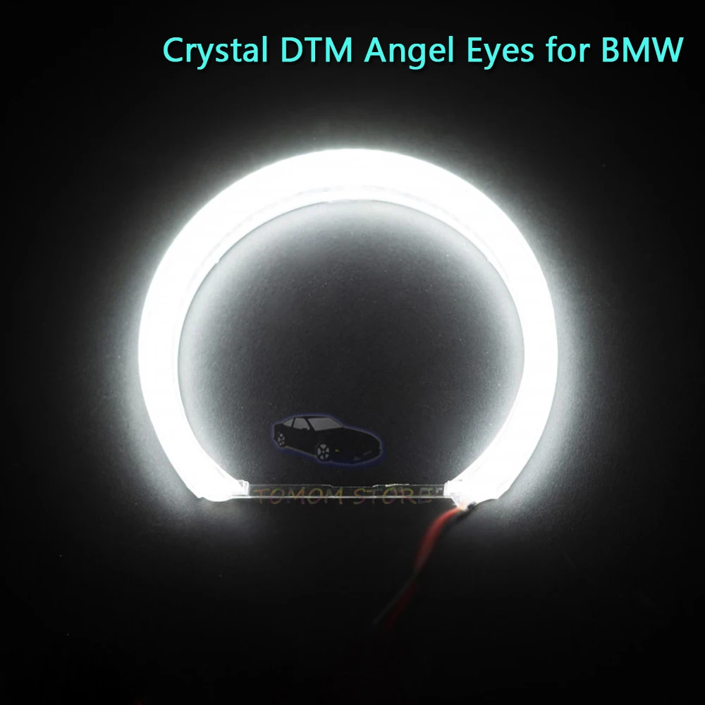 

1Pair Crystal DTM Angel Eyes Halo ring kit for BMW E36 E38 E39 E46 projector E46 M3 auto headlight rings