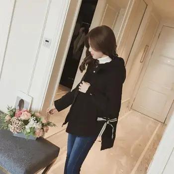 

Parka Winter Oversized Jacket Women Coats Asymmetrical Bow Hooded Jacket Female Coat Cute Bread Thick Warm Jacket