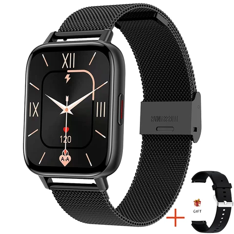 New Bluetooth Call Women Smartwatch Men 1.69" Color Screen Full touch Fitness Tracker Call Smart Clock Ladies Smart watch