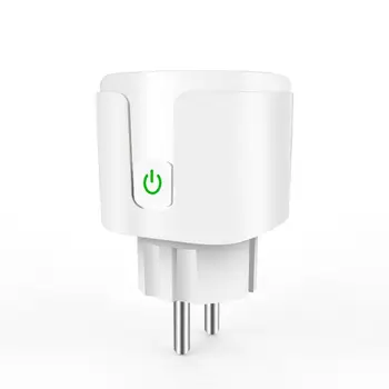 

16A/10A WIFI Smart Socket Plug EU Remote Control Smart Timing Switch Retardant PC Work For Amazon Alexa/Google home Assistant