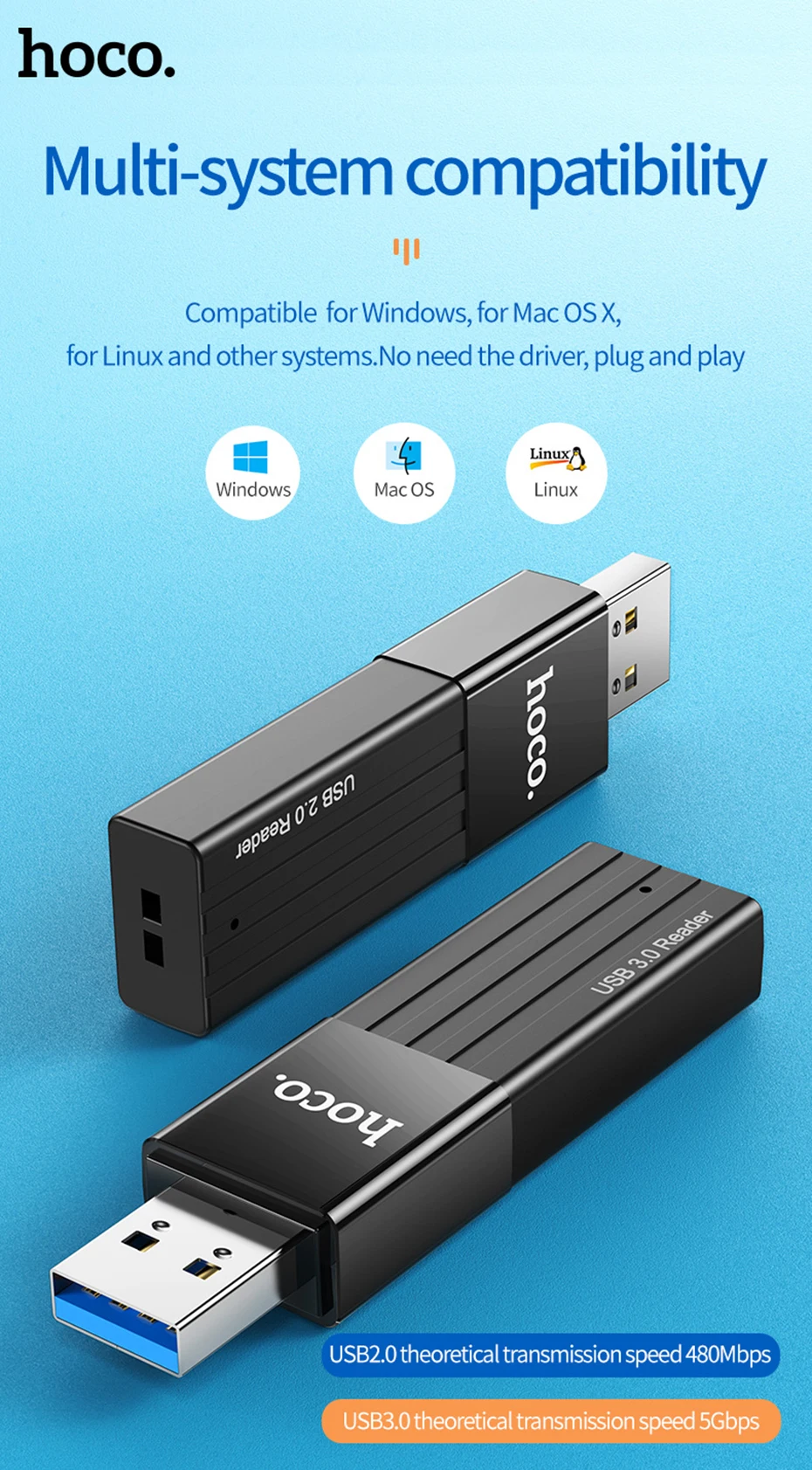 usb 3.0 2.0 para sd tf cartão