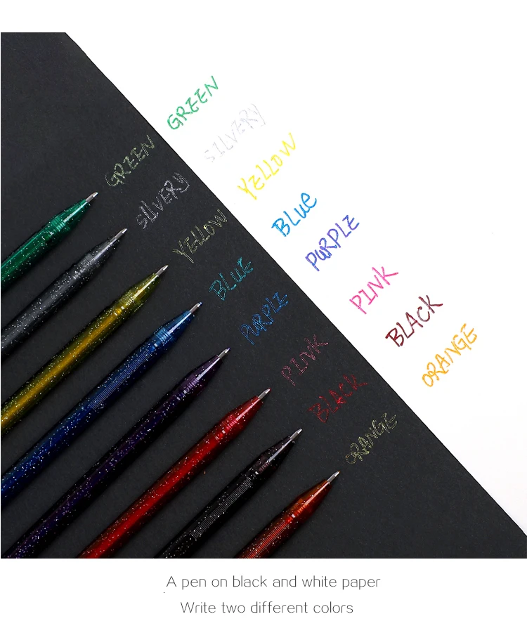 JIANWU 8 шт./компл. креативные милые флэш-памяти ручка Эскиз маркер для белой доски пуля журнал ручка kawaii школьные принадлежности