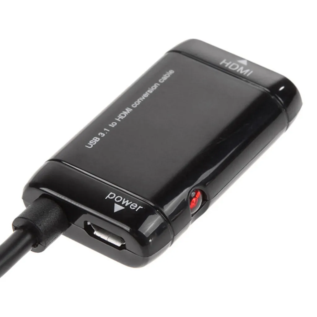 Высокое качество Носимых устройств Горячая USB-C type C к HDMI адаптер USB 3,1 ТВ кабель для Android телефон планшет поддержка прямой доставки