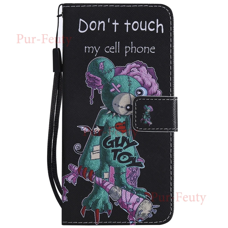 Чехол для Pouzdro huawei P30 lite MAR LX1 L21 L23 кожаный бумажник с изображением персонажей из мультфильма nagnetic откидные чехлы для huawei P 30 P30 Pro P30Pro - Цвет: J