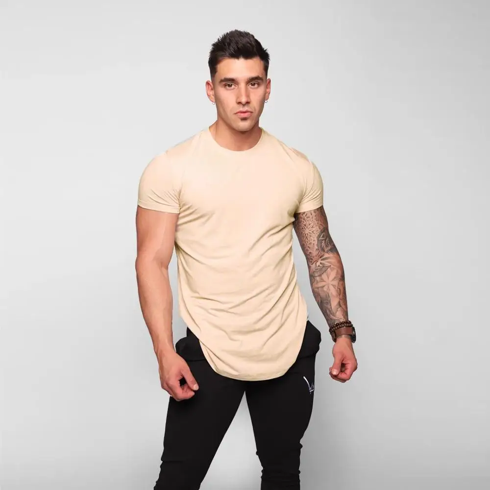 

Gym Fitness Shirt Men Running Sport T Shirt Jogging Training Sportswear Bodybuilding Workout Short Sleeve Tee Tops Muscle Tshirt