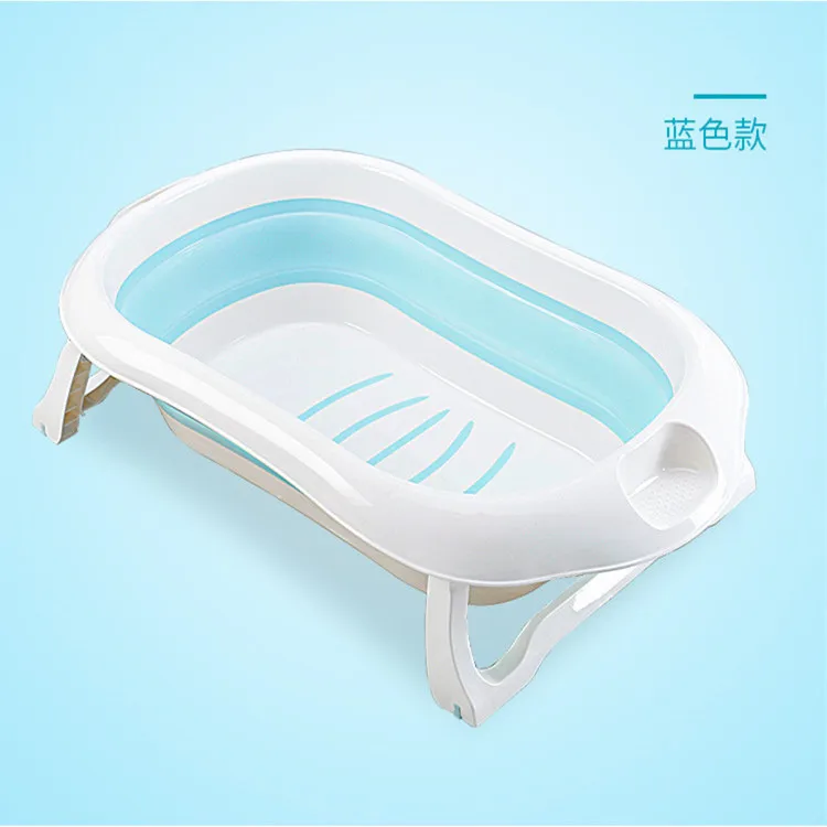 

New Style Folding Tub Baby Bathtub Infant pao zao pen Folding Thickening Children Bath Barrel-Temperature