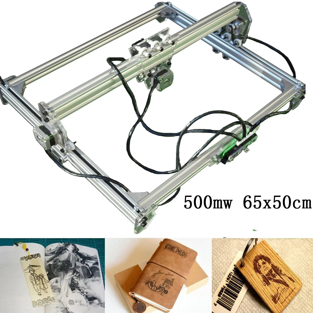 65x50cm 500mw DC 12V maszyna do laserowego cięcia i grawerowania DIY grawer pulpit CNC 2 osi frezarka do drewna/frez/drukarka do znakowania Logo 65x50cm 500mw DC 12V maszyna do laserowego cięcia i grawerowania DIY grawer pulpit CNC 2 osi frezarka do drewna/frez/drukarka do znakowania Logo