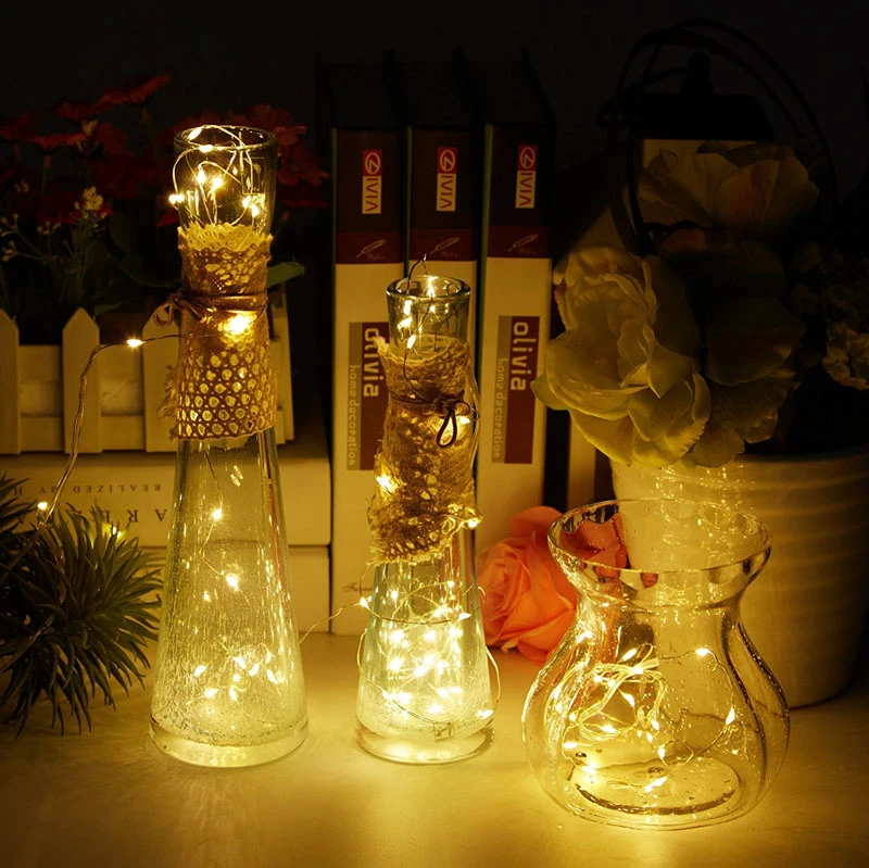 LED Strip String Lights Wire Holiday Light Christmas Wedding Decor 1m 2m 3meters,4m 5m 6m10m USB Fairy Lamp