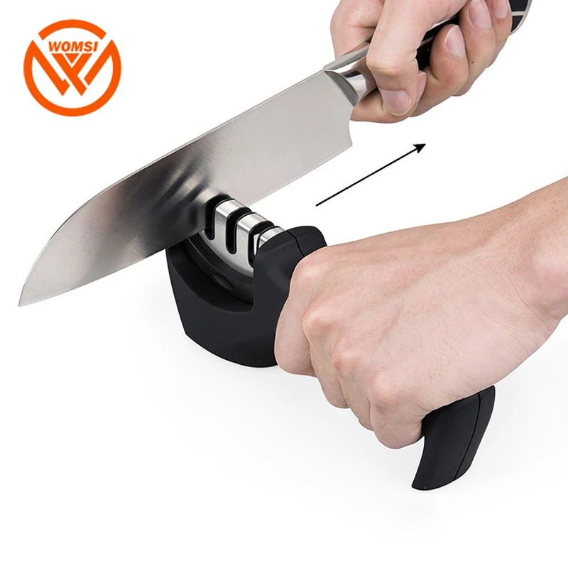 WOMSI Professional Knife Sharpener Kitchen Sharpening Stone Tungsten