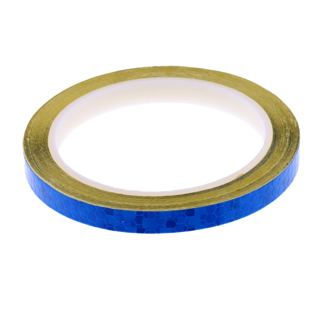 8 Meters Reflective Bike Wheel Rim Stickers Bicycle Cycling MTB Motorcycle Reflector Tape DIY Decals