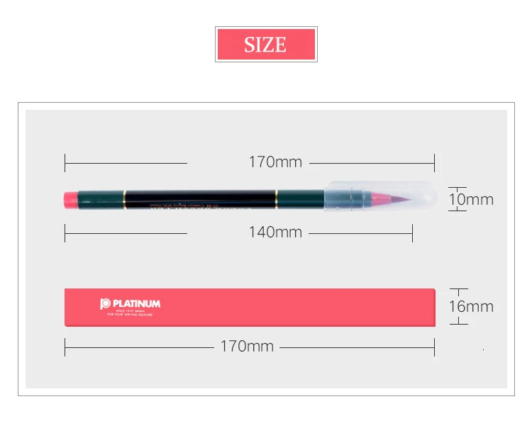 JIANWU 1 шт. японский художественный Рисунок платиновая Кисть ручка дизайн создание Ручка DIY скрапбук цветной маркер ручка Живопись принадлежности