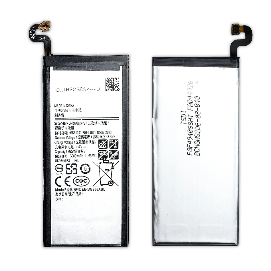 Mobile Phone Battery For Samsung Galaxy S7 G930 G930F G930FD G930W8 Replacement Battery EB-BG930ABE 3000mAh