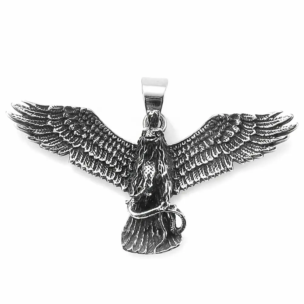 Ожерелье Hawk Catch Snake 316L из нержавеющей стали модные ювелирные изделия подвеска в
