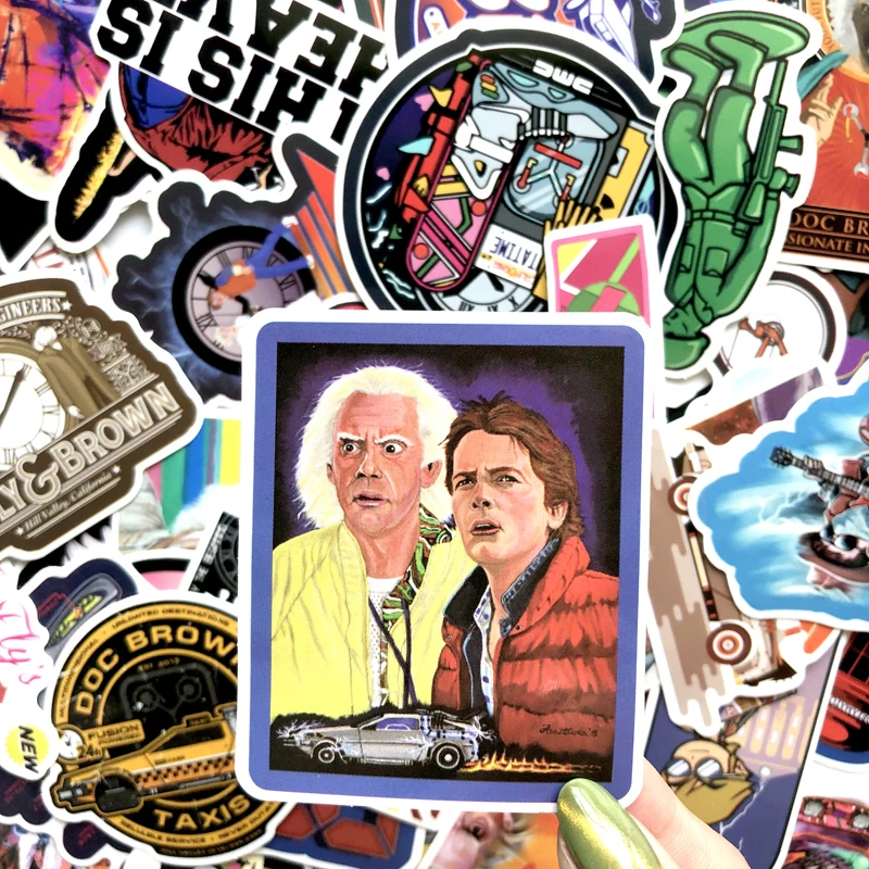 57 шт. Классические фильмы Back To The Future наклейки для Чемодан ноутбук искусство