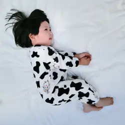 Домашняя одежда для малышей, новинка 2018 года, зимняя детская Фланелевая пижама с плюшевой подкладкой, детская Толстая спальная сумка для