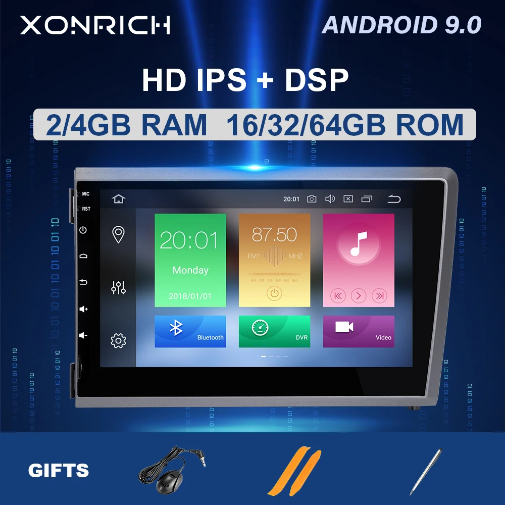 IPS DSP 2 Din Android 9.0 Car DVD Player For VOLVO S60 V70 XC70 XC90 2000 2001 2002 2003 2004Multimedia GPS Radio Navigation 4GB IPS DSP 2 Din Android 9.0 Car DVD Player For VOLVO S60 V70 XC70 XC90 2000 2001 2002 2003 2004Multimedia GPS Radio Navigation 4GB