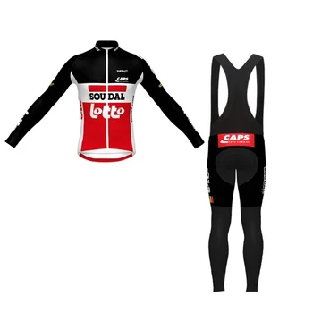 

2020 spring autumn pro team lotto soudal black thin long sleeve cycling jersey breathable MTB cycle cloth Ropa ciclismo gel pad