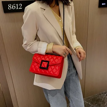 

PU Leather Mini Crossbody Bags For Women 2019 Lady Brand Lock Chain Shoulder Messenger Bag Luxury Designer Handbags Womens Bags