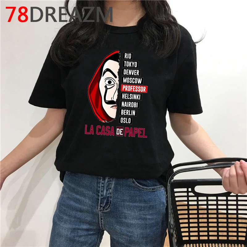 La Casa De Papel T Shirt Women Summer 