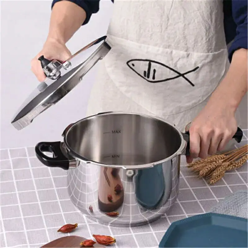 Нержавеющая сталь скороварка тушеный суп горшок кухонная сковорода газовая, индукционная плита кастрюля для приготовления пищи Бытовая Взрывозащищенная