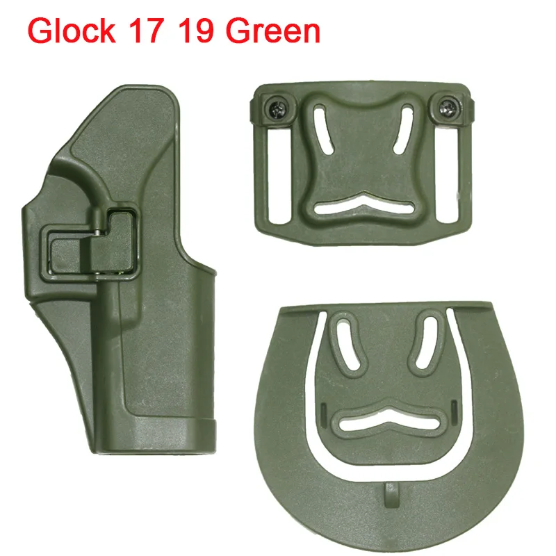 Тактический Пистолет Кобура сумка чехол для Glock 17 19 Beretta M9 Кольт 1911 Sig Sauer P226 USP Airsoft кобура для пистолета принадлежности для охоты - Цвет: Glock Green