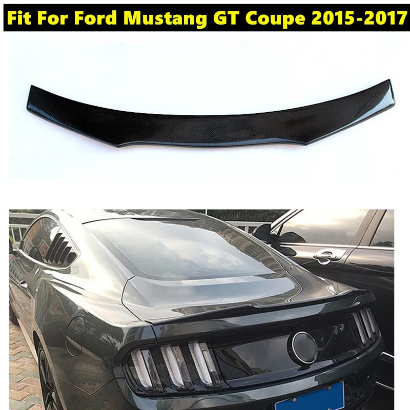 Спойлер заднего багажника из углеродного волокна для Ford Mustang GT Coupe 2015 2016 2017 |
