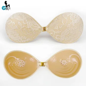 

Nudebra Lace Thickened Push up Chest Paste Wedding Dress Invisible Underwear Strapless Breast Pad Cross Border Supply of Goods