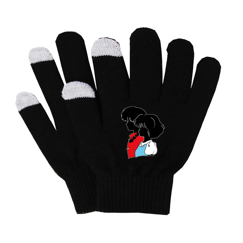 Anime Inuyasha Gloves Plush Lining Winter Soft Touch Screen Smart Phone Female | Аксессуары для одежды