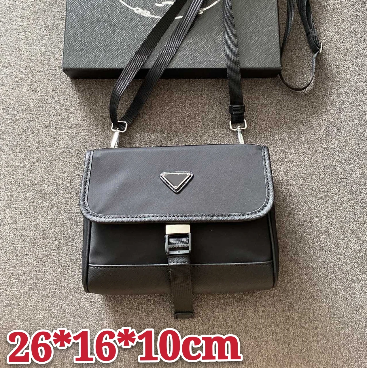 

new lady's shoulder bag oblique handbag real leather bag fashionable and durable gift free postage